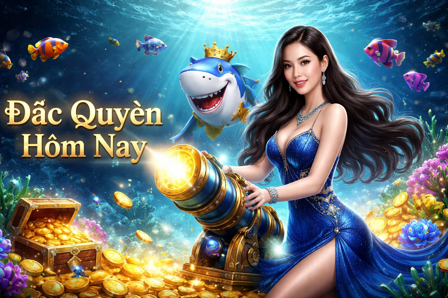 Hình ảnh mô tả chiến thuật bắn ria cá nhỏ để tiết kiệm đạn và tăng hiệu quả